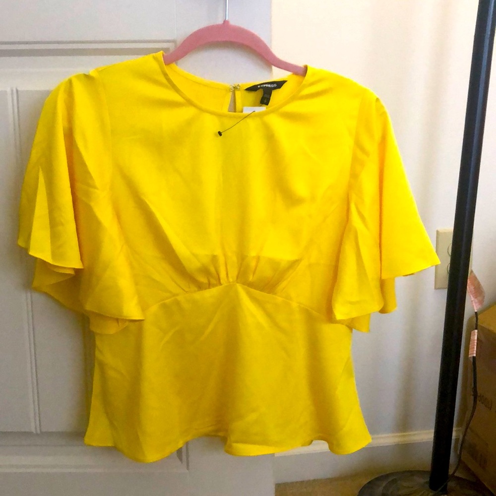 Yellow blouse